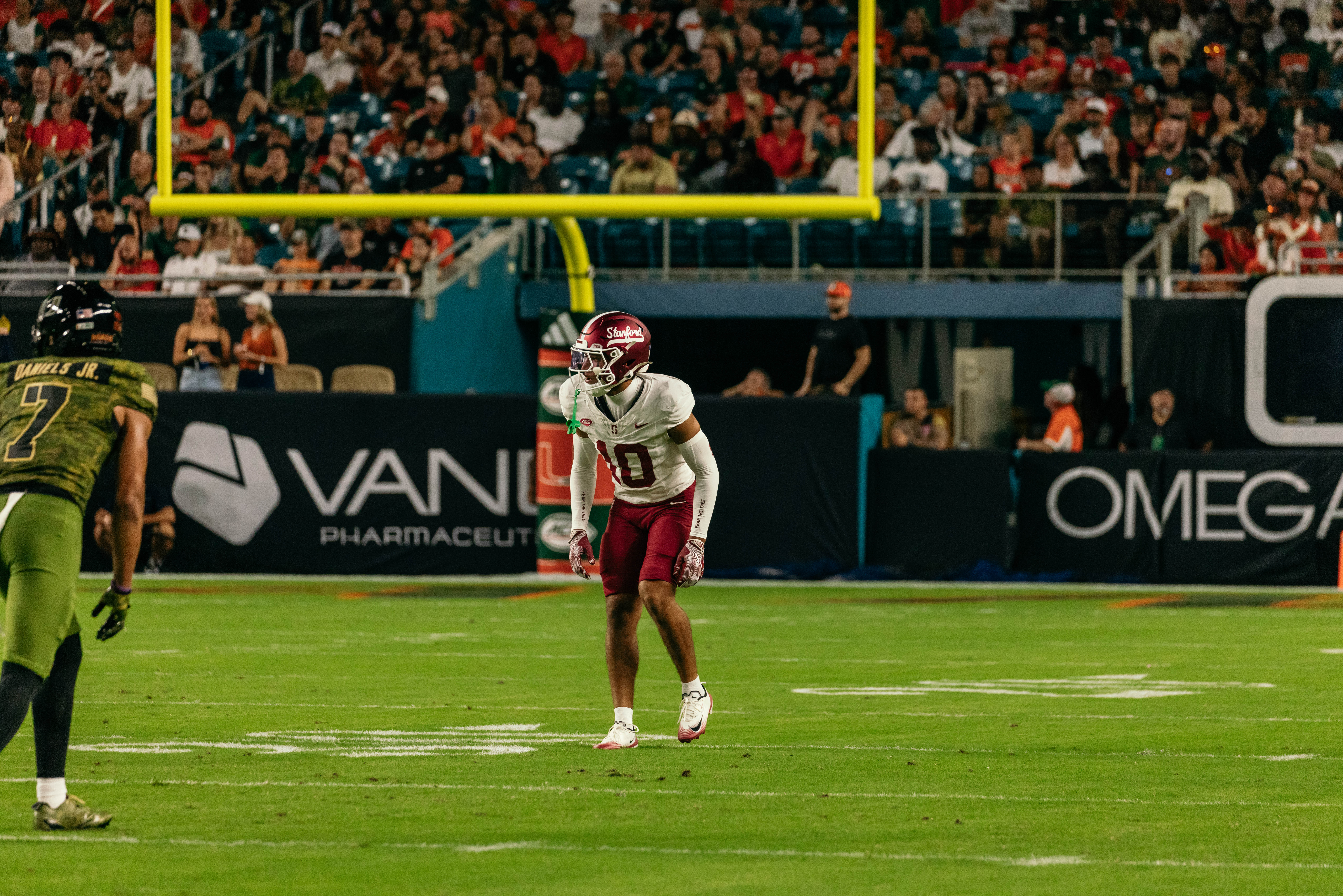 Jordan Washington on the field